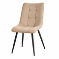 lot-de-2-chaises-de-salle-a-manger-en-tissu-marron-clair-avec-pieds-noirs-rftywj9878fd